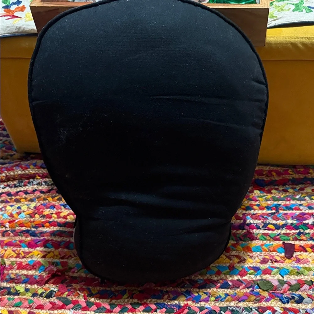 Rachel Zoe White and Black Skull Accent Pillow